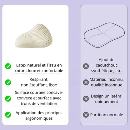 Coussin Orthopédique en Latex Naturel