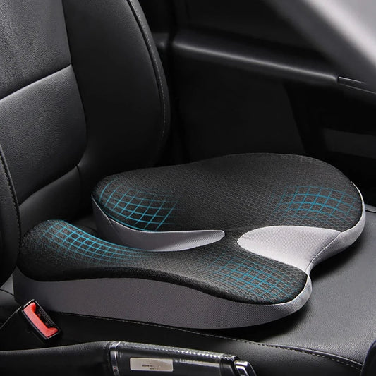 Coussin Orthopédique en Mousse à Mémoire de Forme pour Chaise ou Siège Automobile