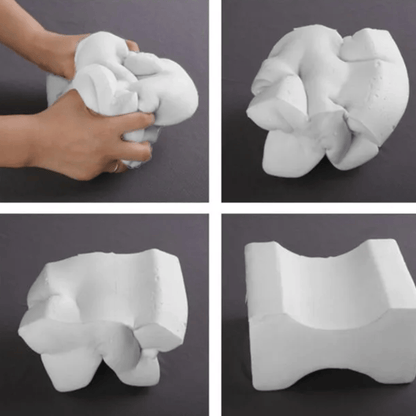 Coussin Orthopédique Entre-Jambes en Mousse à Mémoire de Forme