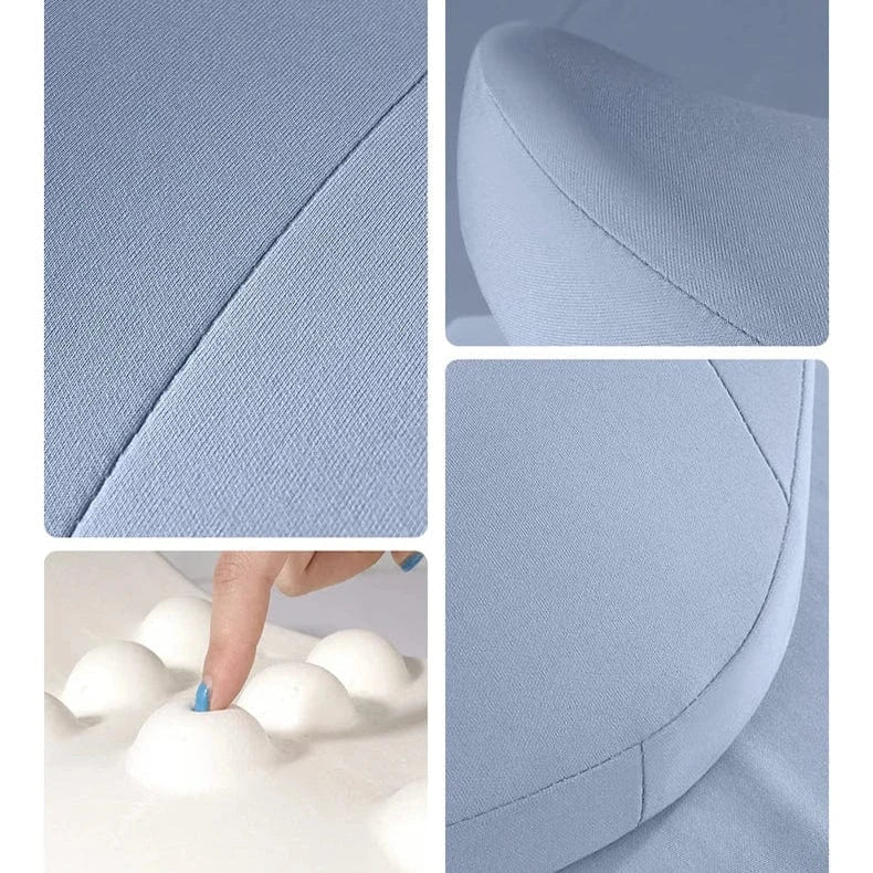 Coussin Orthopédique Lombaire Bleu et Ergonomique