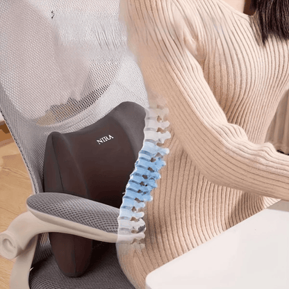 Coussin Orthopédique Lombaire Ergonomique en Mousse à Mémoire de Forme