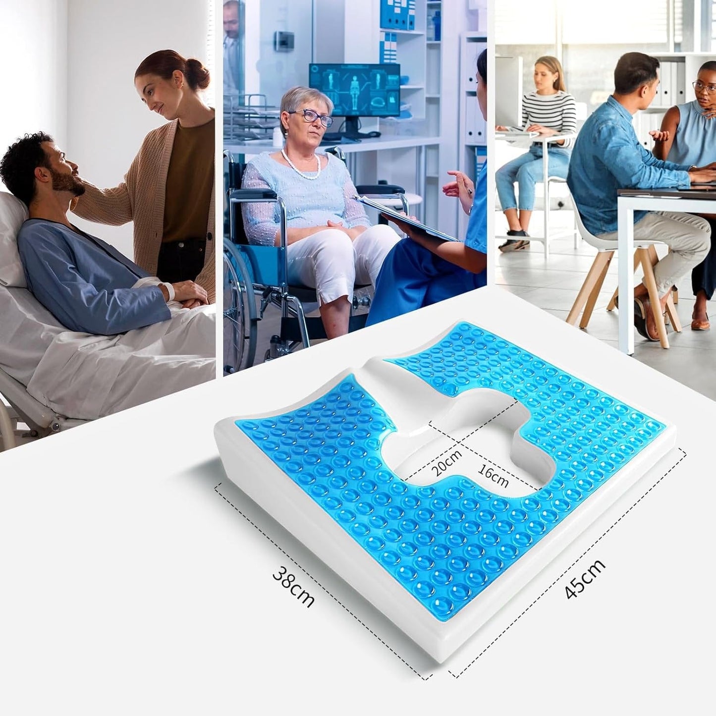 Coussin Orthopédique Lombaire Polyvalent À Mémoire De Forme