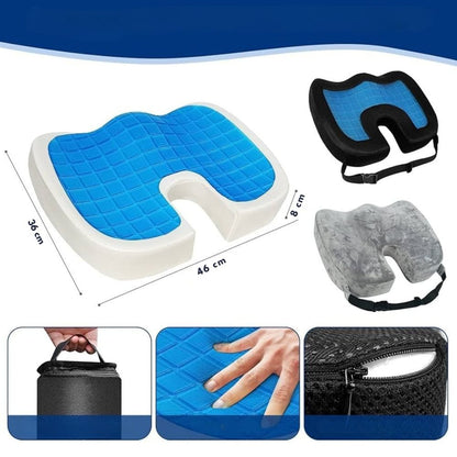 Coussin Orthopédique Lombaire Portable avec Gel