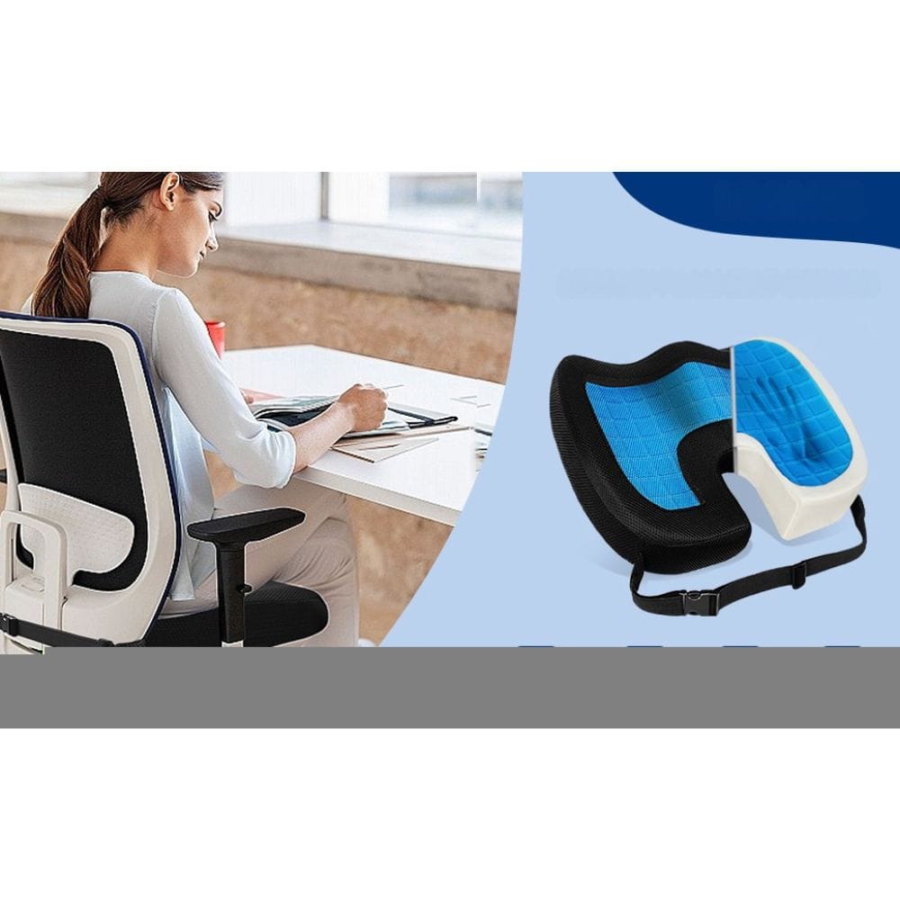 Coussin Orthopédique Lombaire Portable avec Gel