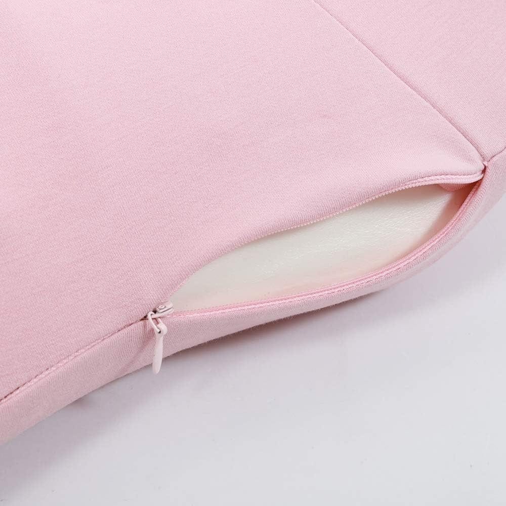 Coussin Orthopédique Lombaire Rose à Mémoire de Forme.