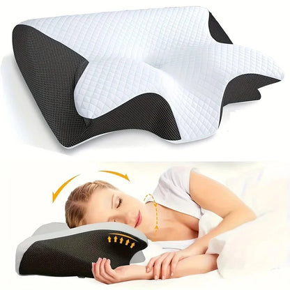 Coussin Orthopédique Papillon en Mousse à Mémoire de Forme.