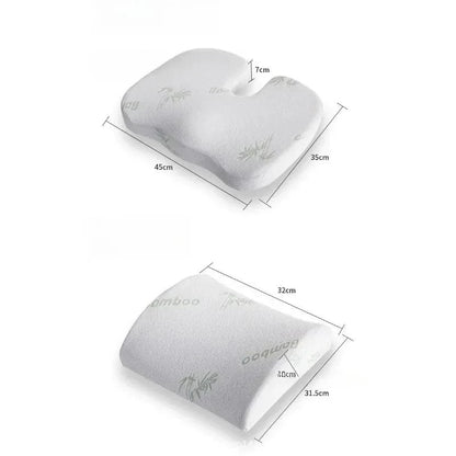 Double Coussin Orthopédique Dos, Assise Et Dossier