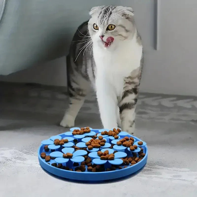 Gamelle Anti-Glouton en Silicone pour Chat