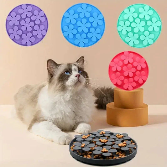 Gamelle Anti-Glouton en Silicone pour Chat