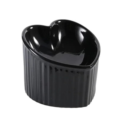 Gamelle Orthopédique Chat en Forme de Coeur