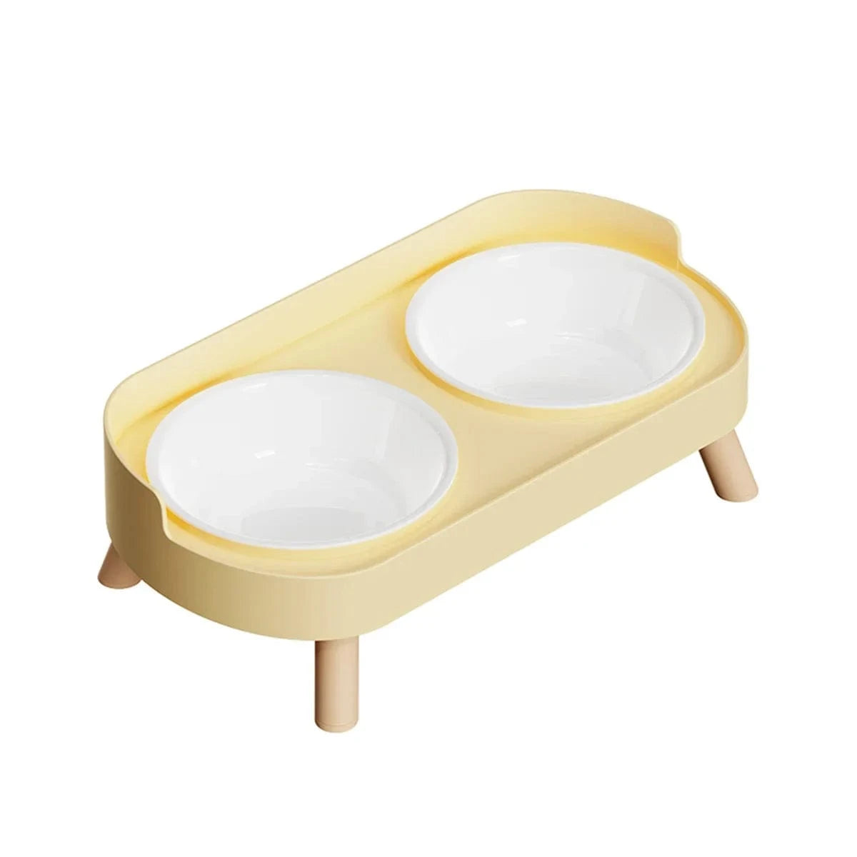 Gamelle Orthopédique pour Chien Double Élégante Style Nordique