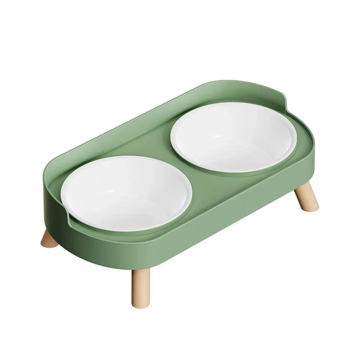 Gamelle Orthopédique pour Chien Double Élégante Style Nordique