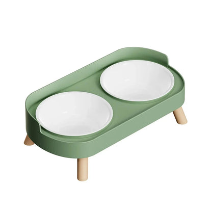 Gamelle Orthopédique pour Chien Double Élégante Style Nordique