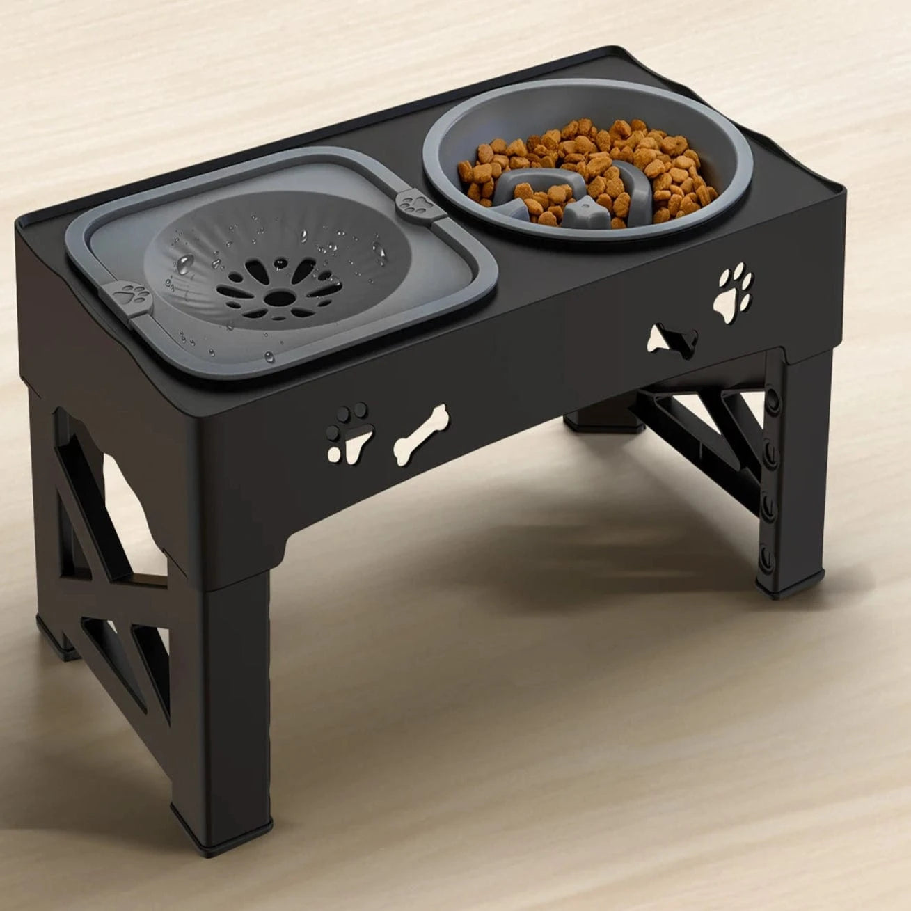 Gamelle Réglable en Hauteur