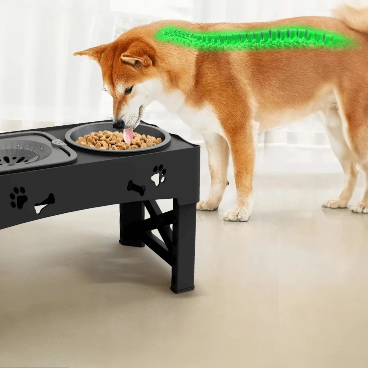 Gamelle Réglable en Hauteur