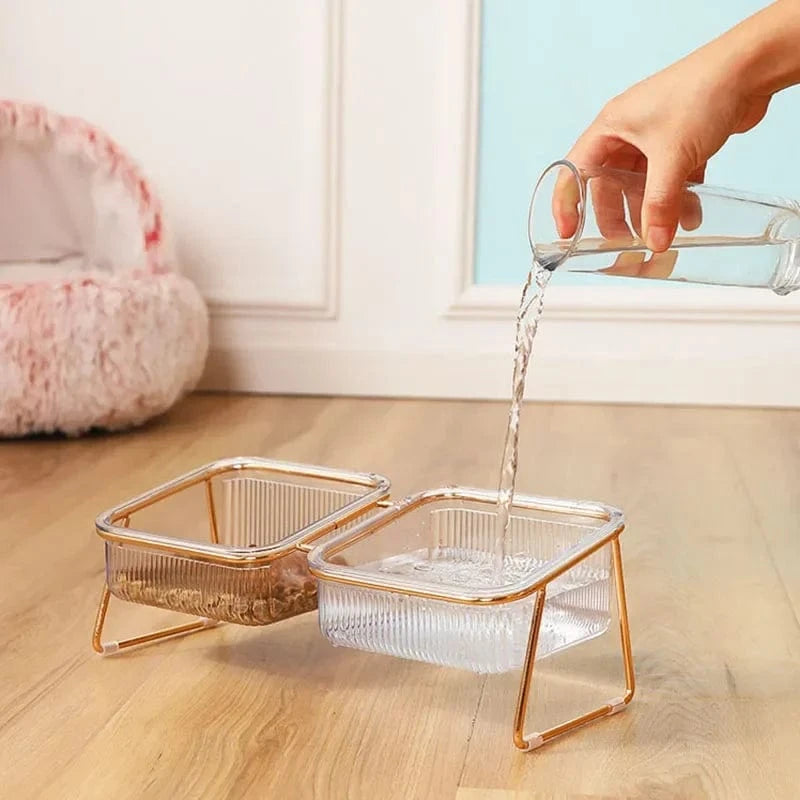 Gamelles sur Pied pour Chat