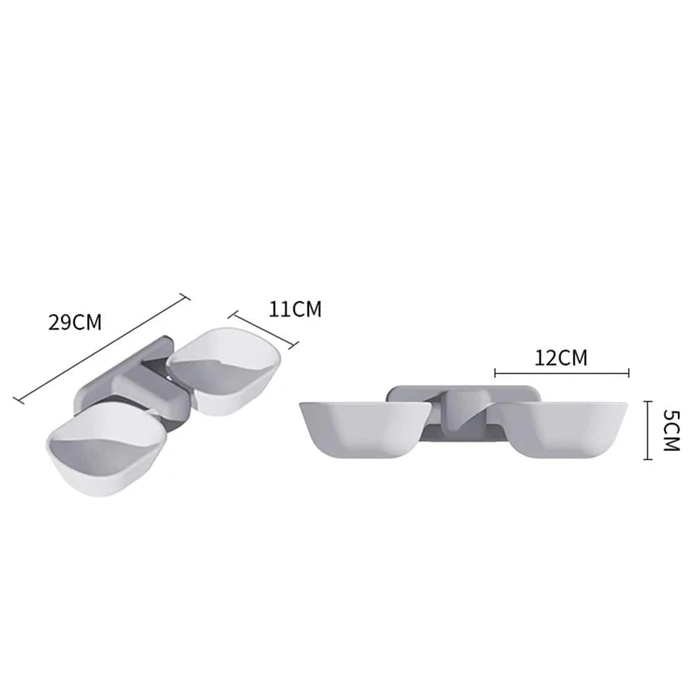 Gamelles Surélevées contre un Mur pour Chat