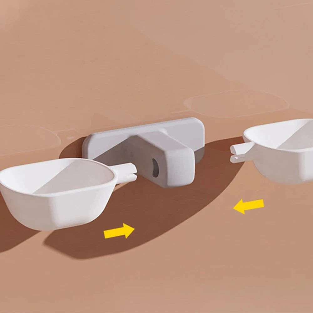 Gamelles Surélevées contre un Mur pour Chat