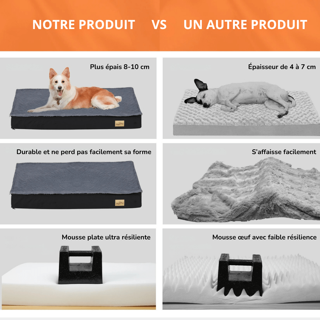Lit Orthopédique En Mousse Pour Chien