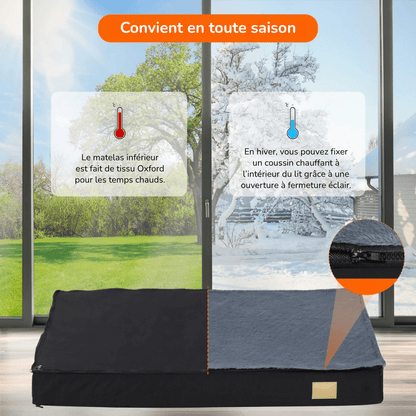 Lit Orthopédique En Mousse Pour Chien