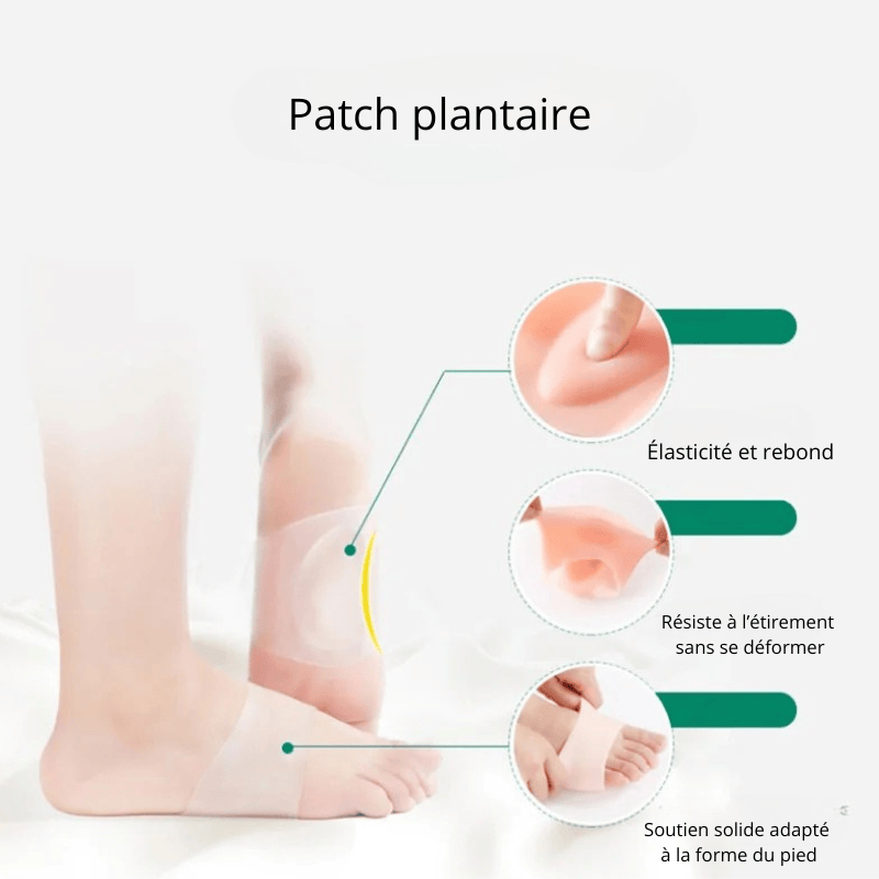 Lot De 4 Pièces Orthopédiques En Silicone Pour Pieds Plats