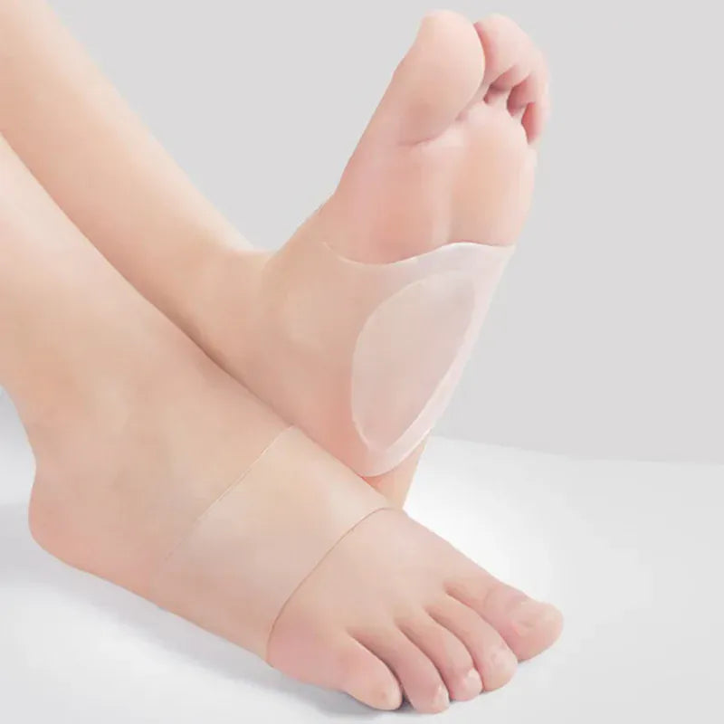 Lot De 4 Pièces Orthopédiques En Silicone Pour Pieds Plats