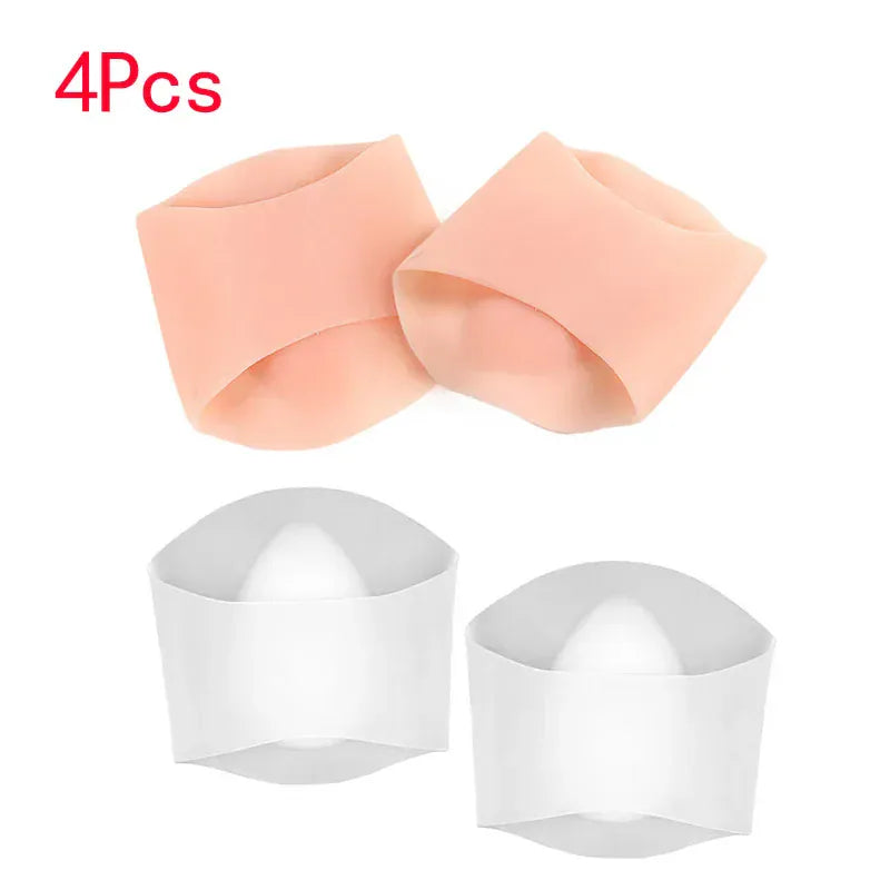 Lot De 4 Pièces Orthopédiques En Silicone Pour Pieds Plats