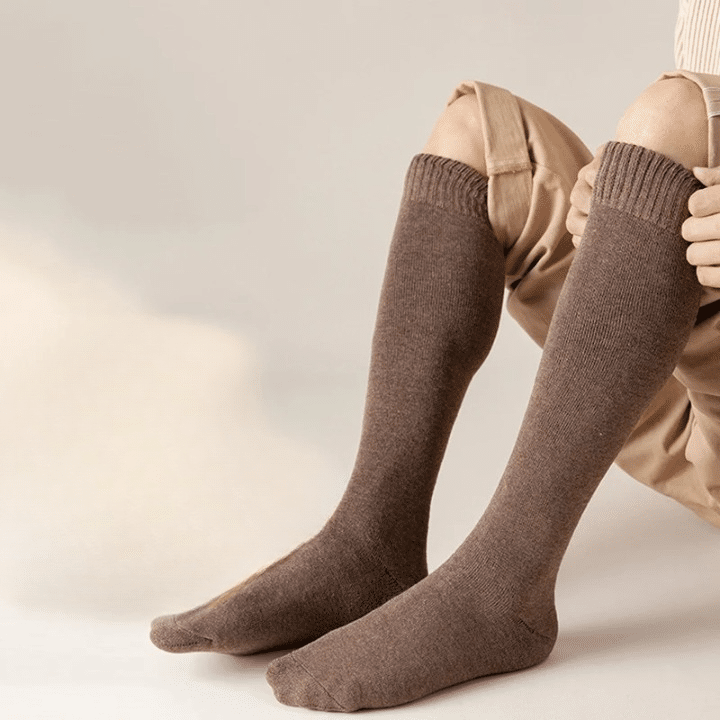 Lot De Cinq Paires De Chaussettes Orthopédiques Femme Montantes Avec Compression