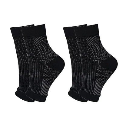 Lot De Deux Chaussettes Orthopédiques Femme Avec Maintien Par Compression