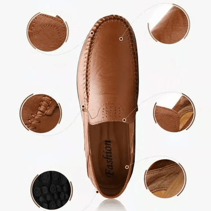 Mocassin Orthopédique Classe en Simili Cuir