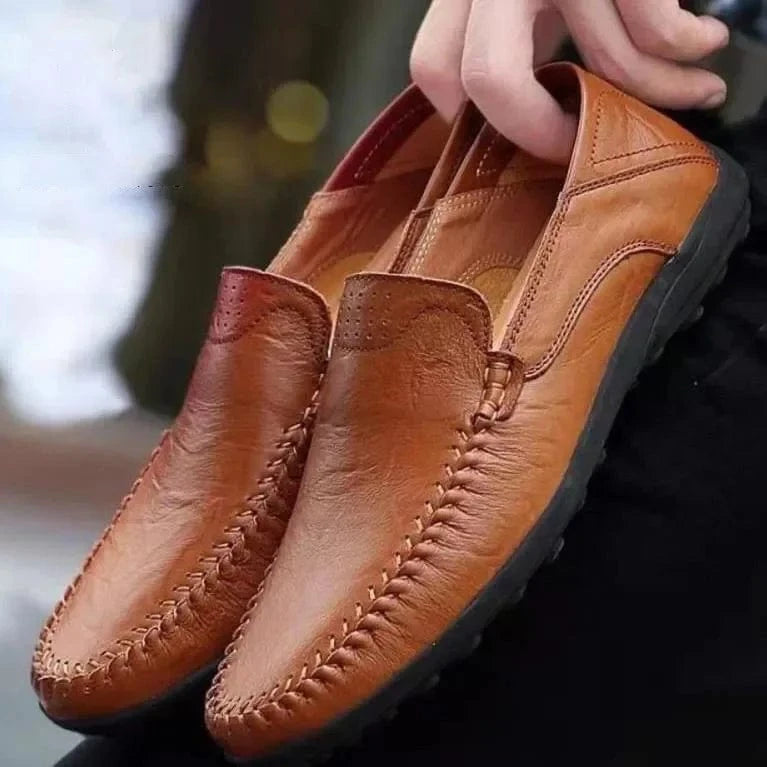Mocassin Orthopédique Classe en Simili Cuir