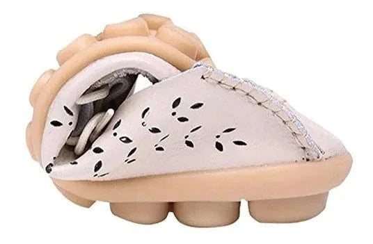 Mocassin Orthopédique Femme avec Lacet sur le Côté