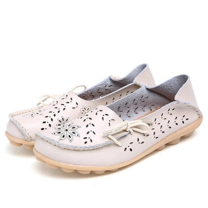 Mocassin Orthopédique Femme avec Lacet sur le Côté