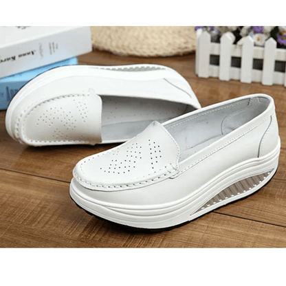 Mocassin Orthopédique Femme Design Style Plateforme
