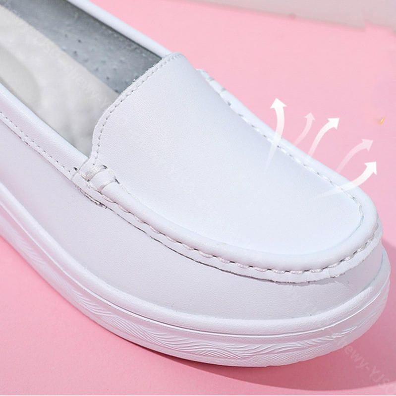 Mocassin Orthopédique Femme Discret et Souple