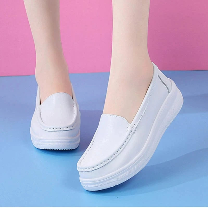 Mocassin Orthopédique Femme Discret et Souple