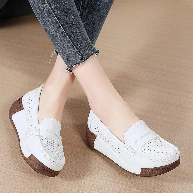Mocassin Orthopédique Femme Haut Et Respirant