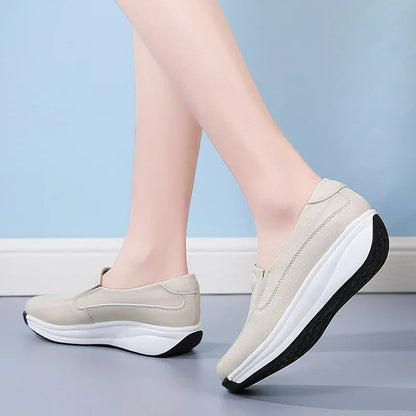 Mocassin Orthopédique Femme Plat et Antidérapant