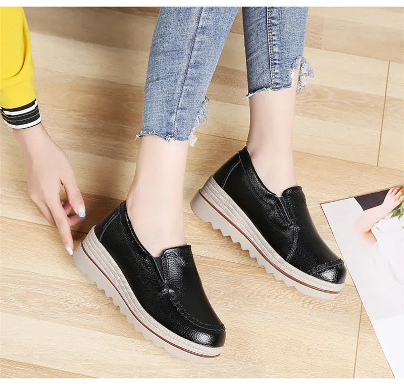 Mocassin Orthopédique Femme Respirant et Moderne