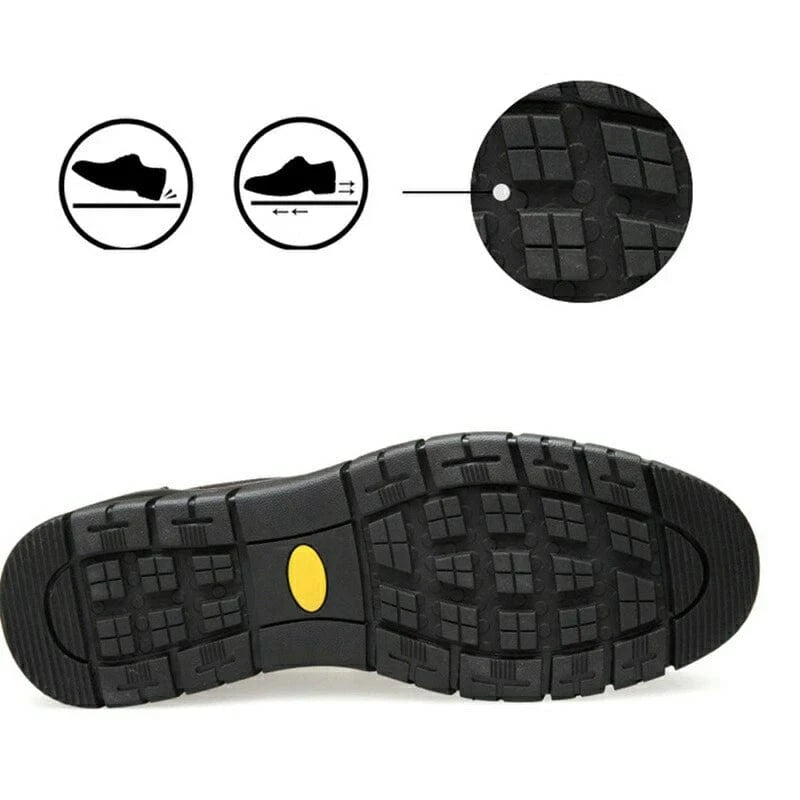 Mocassin Orthopédique Homme Élégant et Marron Foncé