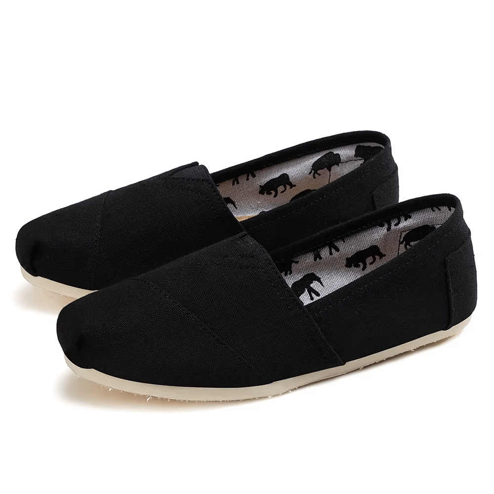 Mocassins En Toile Femme