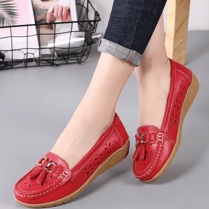 Mocassins Orthopédiques Ajourés Femme