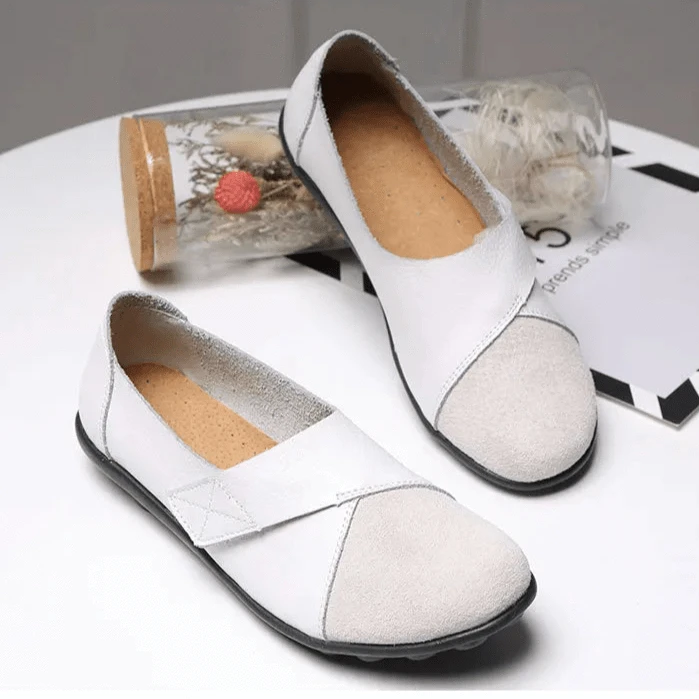 Mocassins Orthopédiques Cuir Synthétique Semelle Souple