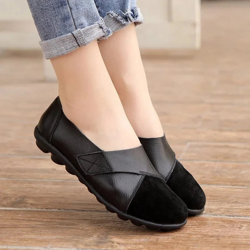 Mocassins Orthopédiques Cuir Synthétique Semelle Souple