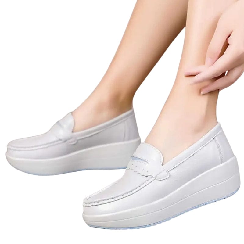 Mocassins Plateforme Cuir Synthétique