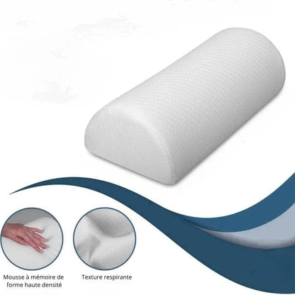 Oreiller Orthopédique De Couchage En Mousse À Mémoire De Forme Demi-Lune