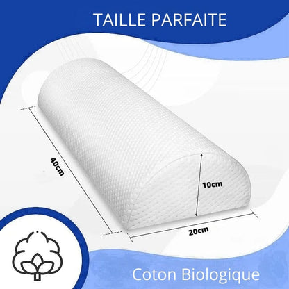 Oreiller Orthopédique De Couchage En Mousse À Mémoire De Forme Demi-Lune