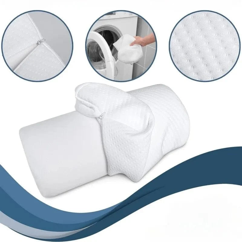 Oreiller Orthopédique De Couchage En Mousse À Mémoire De Forme Demi-Lune