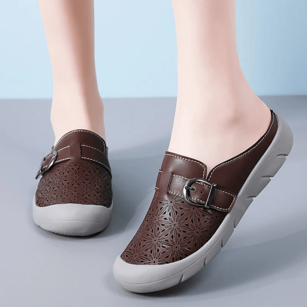 Sabots Orthopédiques Fleuris Femme