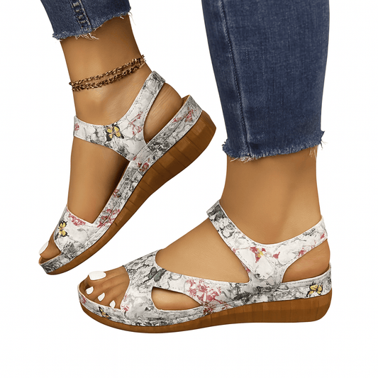 Sandale Orthopédique Confortable à Coutures Souples pour Femme